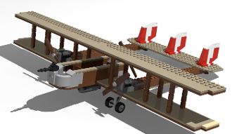 lego ww1 bomber