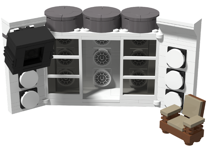 Tardis Doctor Who Brickheadz display stand Custom Lego instructions