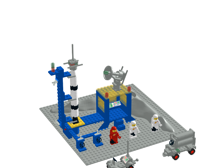 483-1 Alpha1 Rocket Base from BrickLink Studio [BrickLink]