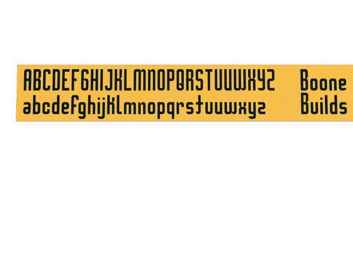 Boone Builds Alphabet from BrickLink Studio [BrickLink]