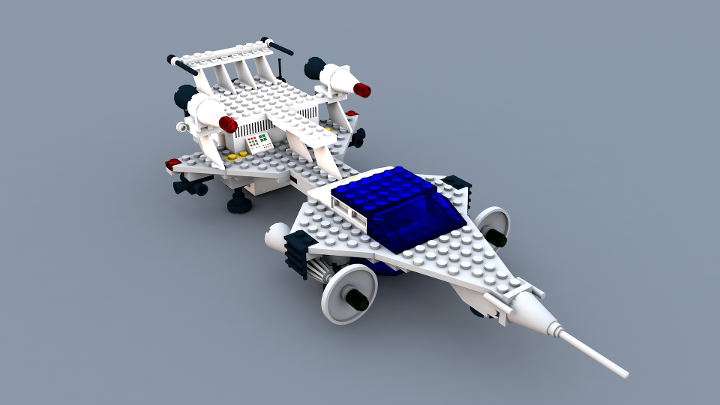 Starfleet Voyager 6929 from BrickLink Studio [BrickLink]