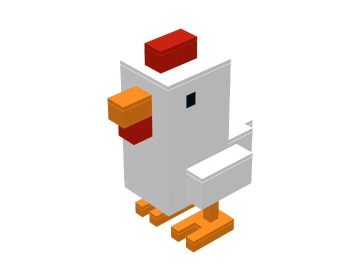 Crossy Road as a chicken 2 