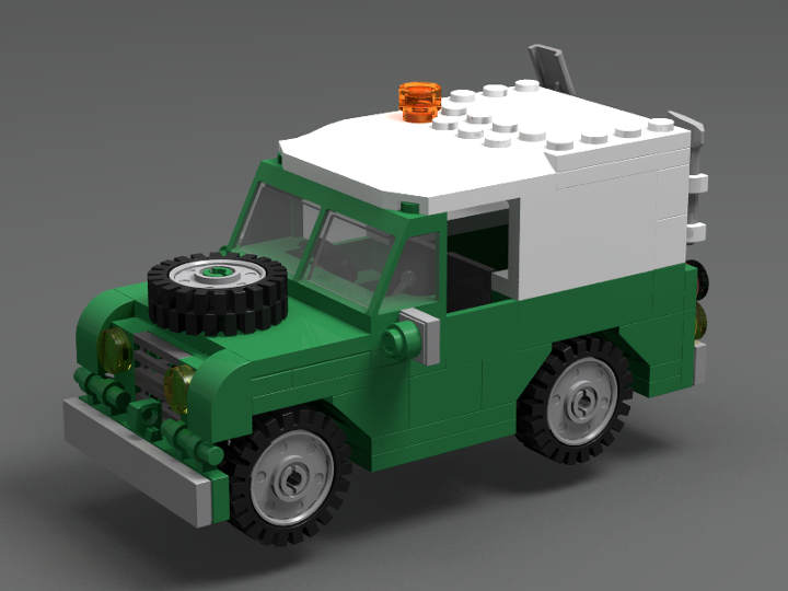 Land Rover Series 2 Offroad Vehicle from BrickLink Studio [BrickLink]