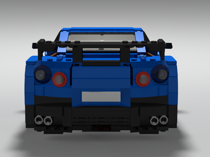 Nissan Skyline GT-R R34 1:8 from BrickLink Studio [BrickLink]