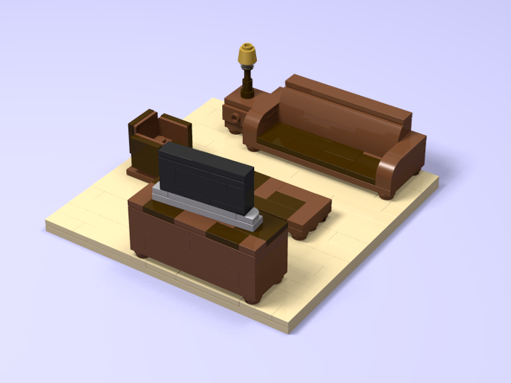 living room from BrickLink Studio [BrickLink]