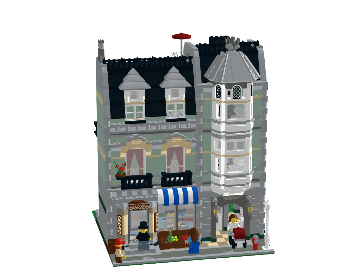 10185-1 Green Grocer from BrickLink Studio [BrickLink]