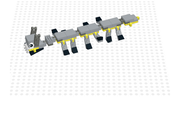 something between centipede, caterpillar an ant. from BrickLink Studio ...