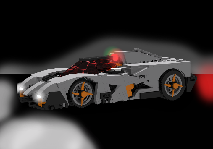 Lamborghini Egoista from BrickLink Studio