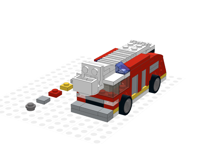 Fire Truck from BrickLink Studio [BrickLink]