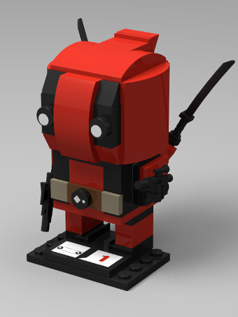 deadpool brickheadz