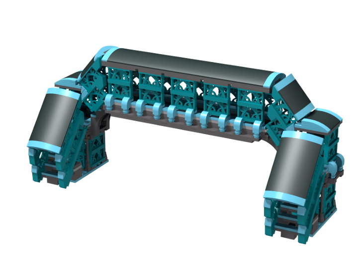 Victorian Style Platform Bridge from BrickLink Studio [BrickLink]