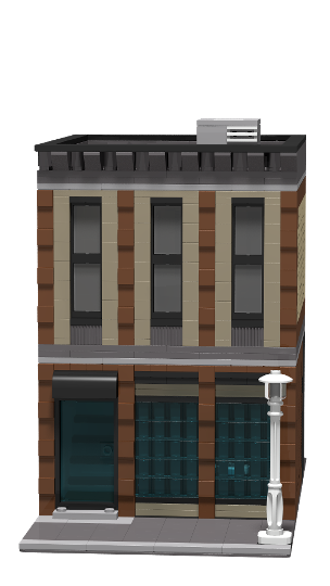 Bar Apartment Modular Moc From Bricklink Studio Bricklink