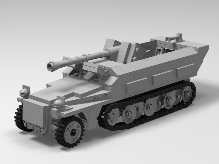 sdkfz 251/22 from BrickLink Studio [BrickLink]