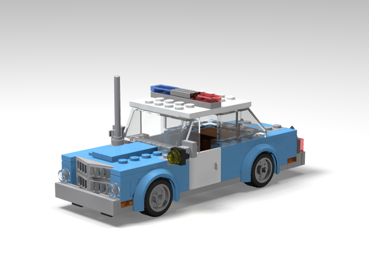 Gotham police car from BrickLink Studio BrickLink