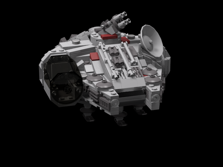 lego chibi millennium falcon