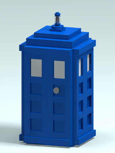 T.A.R.D.I.S. from Doctor Who from BrickLink Studio [BrickLink]