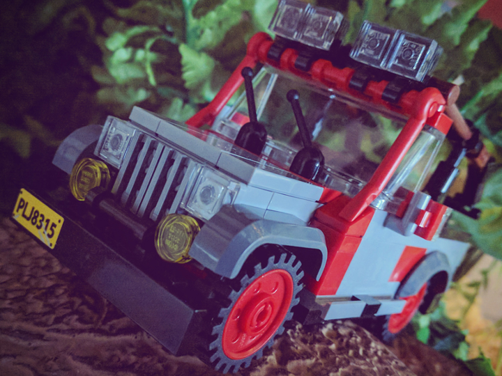 lego jurassic park jeep for sale