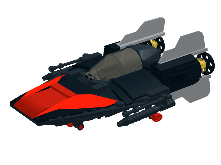 A-Wing from BrickLink Studio [BrickLink]