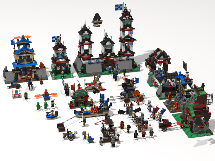 All Ninja Sets From Bricklink Studio [bricklink]