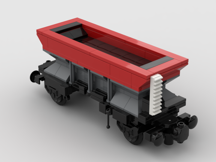 railfreight hopper wagon from BrickLink Studio [BrickLink]