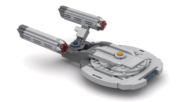 NX-01 Enterprise from BrickLink Studio [BrickLink]