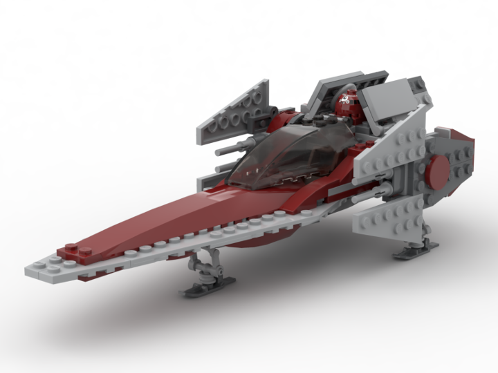 Republic V-Wing from BrickLink Studio [BrickLink]