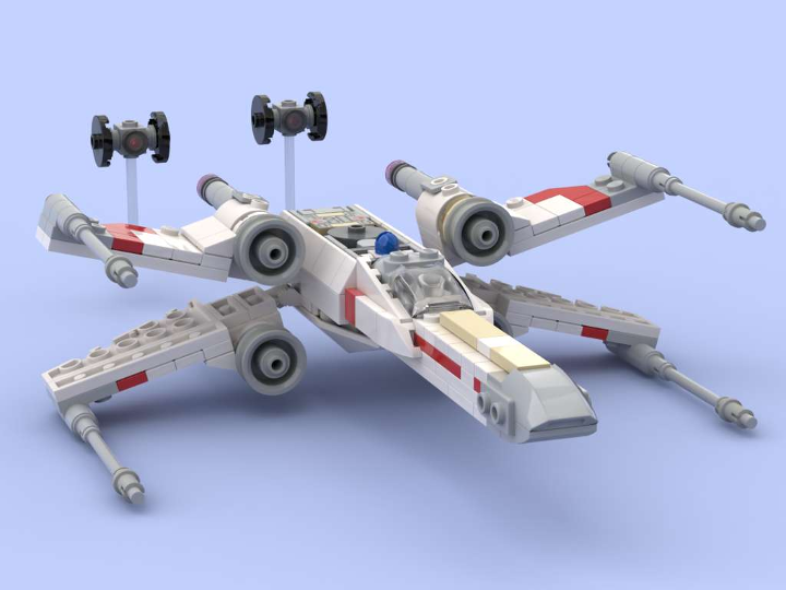 T-65 X-wing from BrickLink Studio [BrickLink]