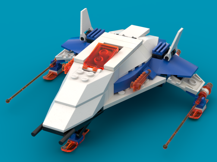 Ice Planet Fighter from BrickLink Studio [BrickLink]