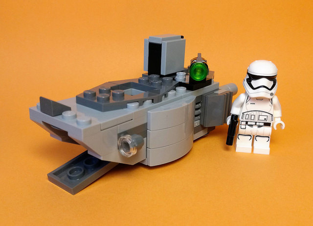 First Order Transporter microfighter from BrickLink Studio [BrickLink]