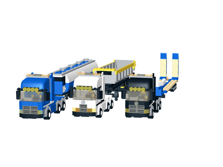 Trucks and Trailers from BrickLink Studio [BrickLink]