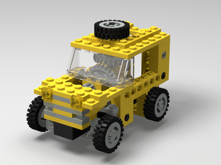 Technic 8020 - Model 2 from BrickLink Studio [BrickLink]