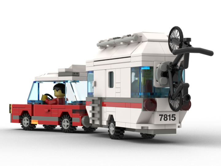 LEGO MOC Car & camper - Remake of Classic set 6694 by dandelbaum