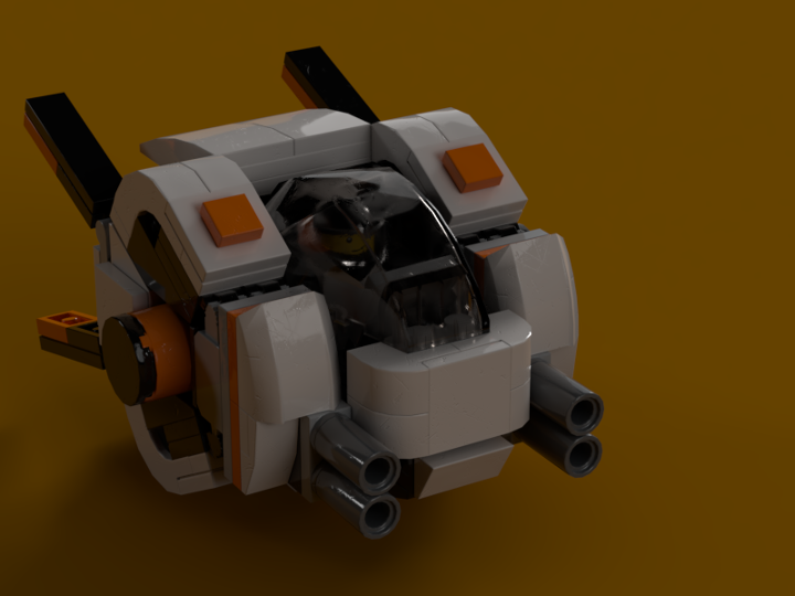 Gunned Nuclear Assault Terror (GNAT) from BrickLink Studio [BrickLink]