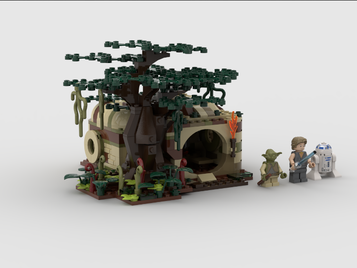 lego yoda's hut moc