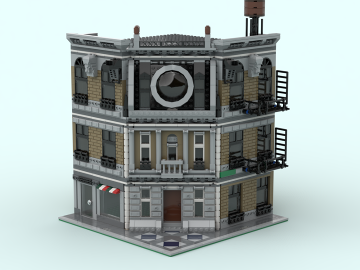 Sanctum Sanctorum corner modular mod from BrickLink Studio