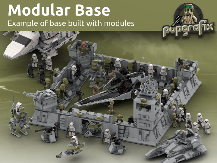 lego military base moc