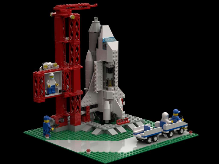 Space Shuttle 1682 from BrickLink Studio [BrickLink]