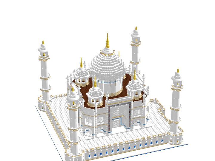 10189 Taj Mahal from BrickLink Studio