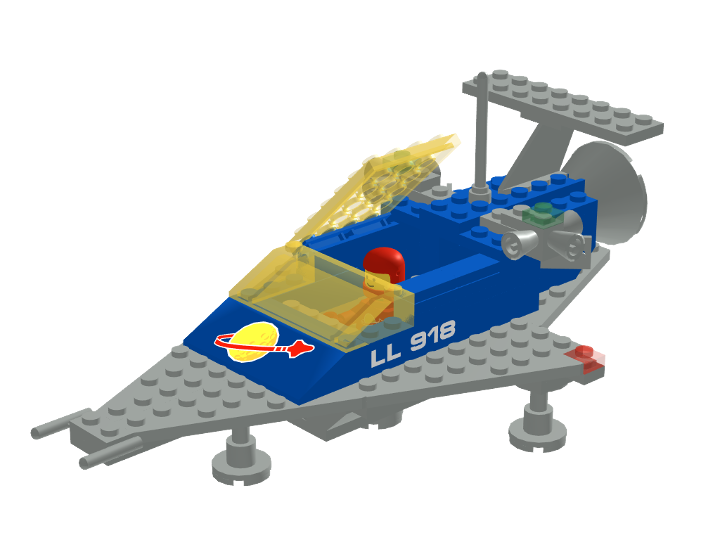 918 - One Man Space Ship from BrickLink Studio [BrickLink]