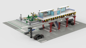 lego monorail moc