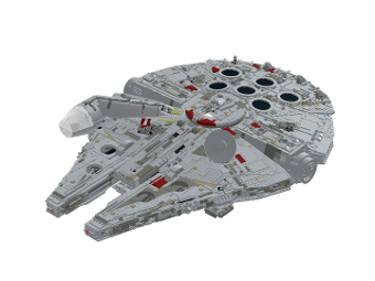 millennium falcon stud.io version from BrickLink Studio BrickLink