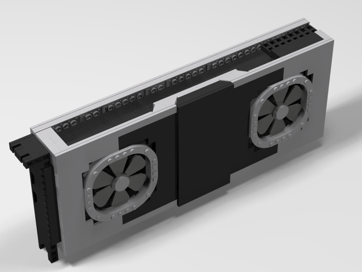 RTX 2080ti Founder's Edition from BrickLink Studio [BrickLink]