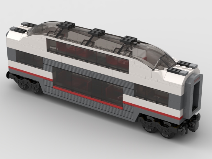 60051 High Speed Train Extra High Dining Wagon Large Windows BrickLink Studio