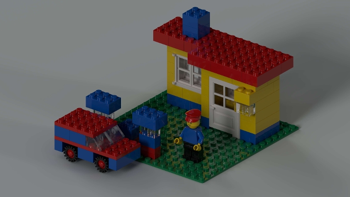 Lego discount yellow house