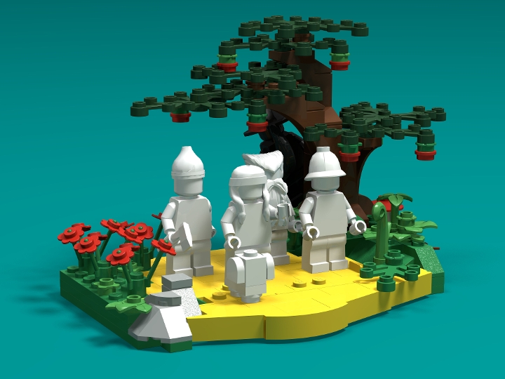 Lego yellow brick road hot sale