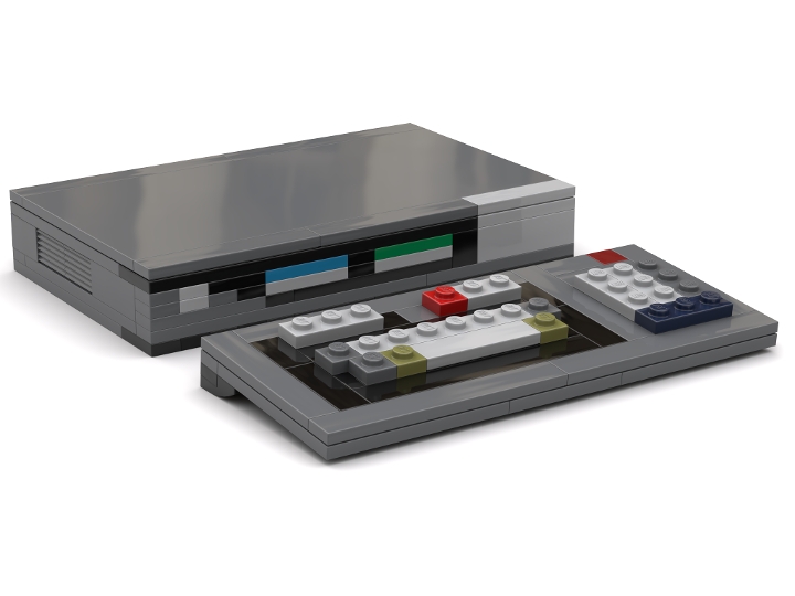 MSX Expert Gradiente (1985) from BrickLink Studio [BrickLink]