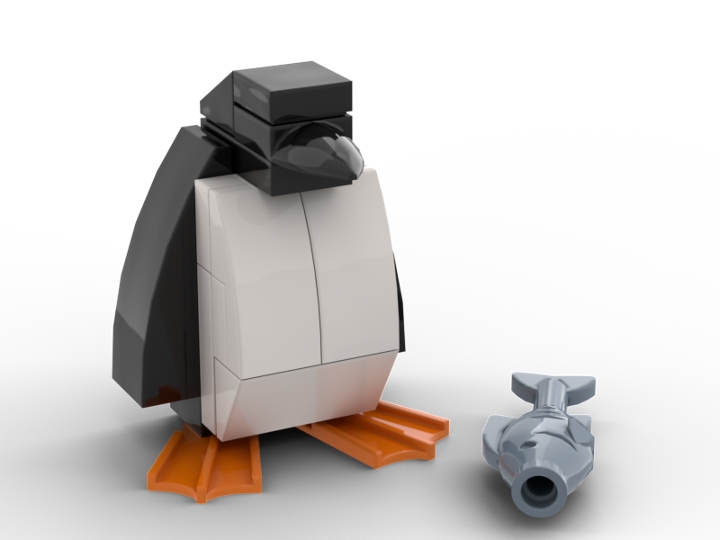 Penguin from BrickLink Studio [BrickLink]