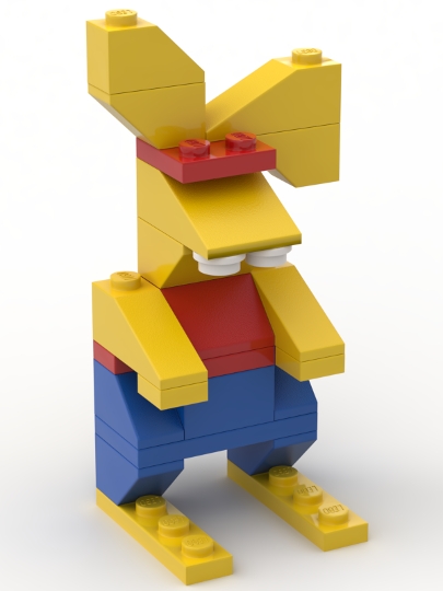 10071 Mr. Bunny from BrickLink Studio [BrickLink]