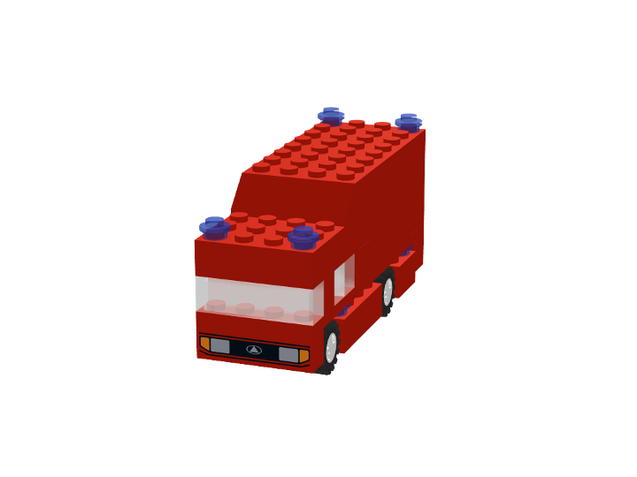 firetruck from BrickLink Studio [BrickLink]