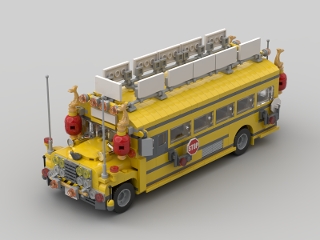 lego ninjago movie school bus